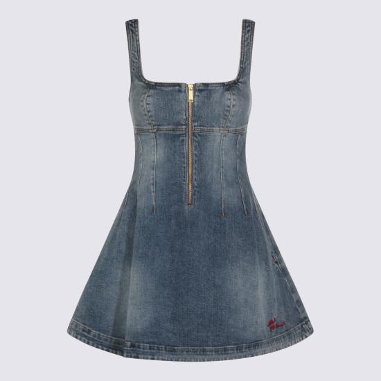 26SS 셀프 포트레이트 데님 원피스 RS26812SBL BLUE Blue