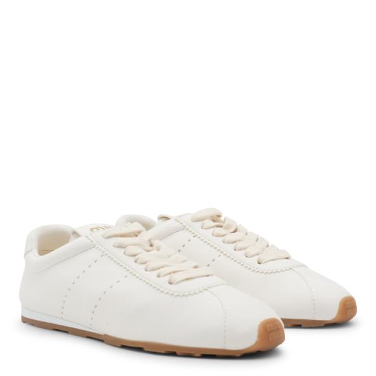 26SS 미우미우 플룸 블리치 스니커즈 5E114EF005 038F0304 AVORIO - MIU MIU