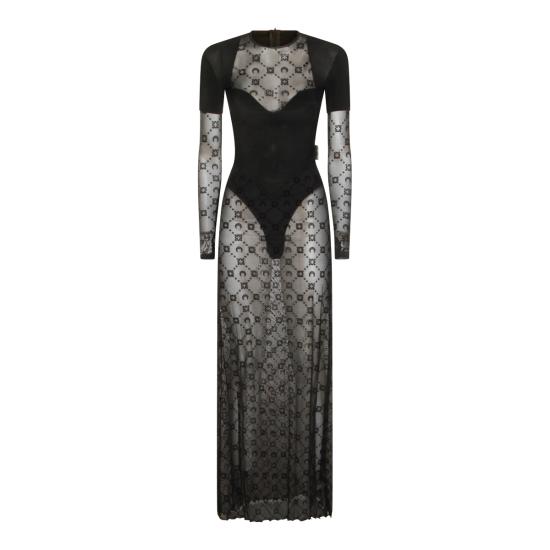 26SS 마린세르 롱 원피스 WJS028ACJER0005 BK99 BLACK