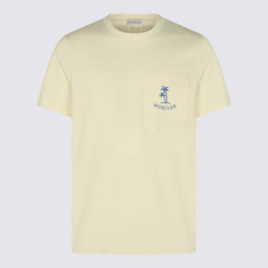 26SS 몽클레어 반팔 티셔츠 L10918C00054 89B8U060 OFF WHITE