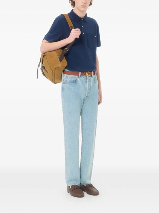 26FW 발렌티노 가라바니 폴로 티셔츠 VMH04VBMD D51 INDACO - VALENTINO GARAVANI