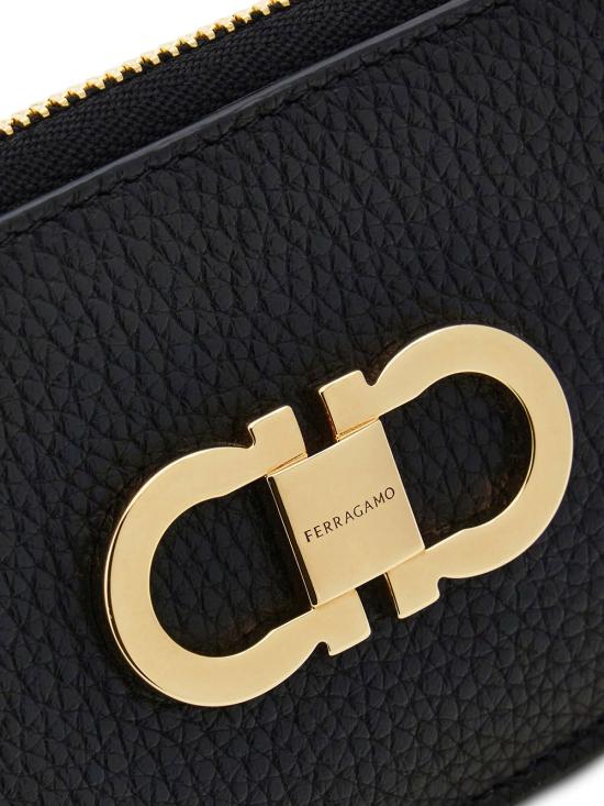 26FW 살바토레 페라가모 간치니 코인퍼스 카드 홀더 221075 0789911 NERO - SALVATORE FERRAGAMO