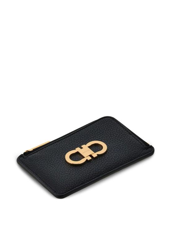 26FW 살바토레 페라가모 간치니 코인퍼스 카드 홀더 221075 0789911 NERO - SALVATORE FERRAGAMO
