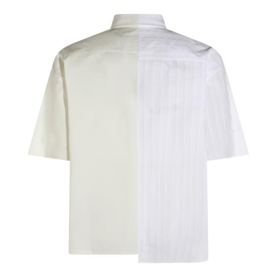 26SS MM6 메종마르지엘라 반팔 셔츠 SH0DR0007 MTN135961 WHITE - MM6 MAISON MARGIELA