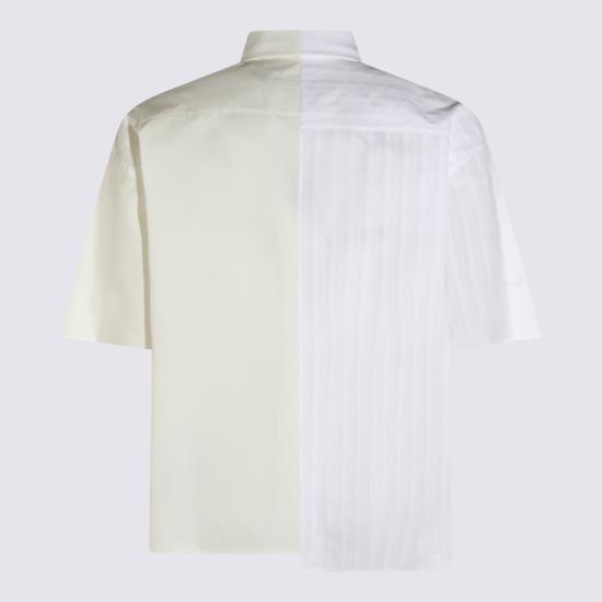 26SS MM6 메종마르지엘라 반팔 셔츠 SH0DR0007 MTN135961 WHITE - MM6 MAISON MARGIELA