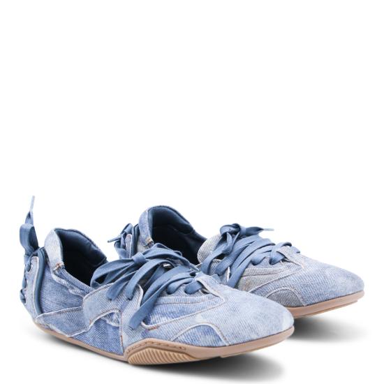26SS 아크네 스튜디오 레이스업 레더 슈즈 AD0774 228 LIGHT BLUE - ACNE STUDIOS
