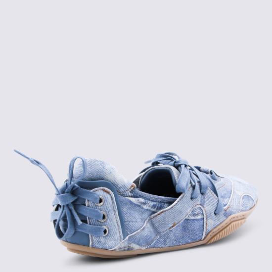 26SS 아크네 스튜디오 레이스업 레더 슈즈 AD0774 228 LIGHT BLUE - ACNE STUDIOS