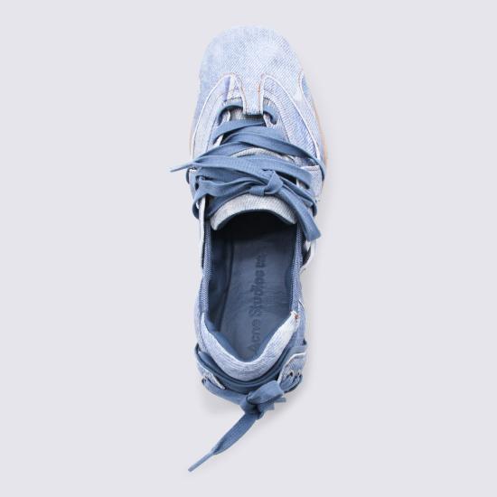 26SS 아크네 스튜디오 레이스업 레더 슈즈 AD0774 228 LIGHT BLUE - ACNE STUDIOS