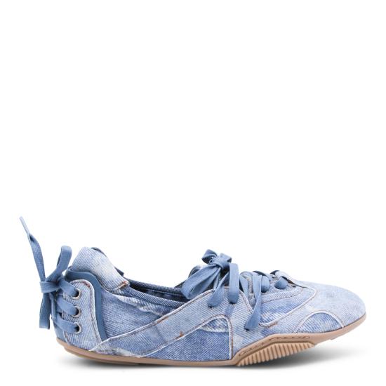 26SS 아크네 스튜디오 레이스업 레더 슈즈 AD0774 228 LIGHT BLUE