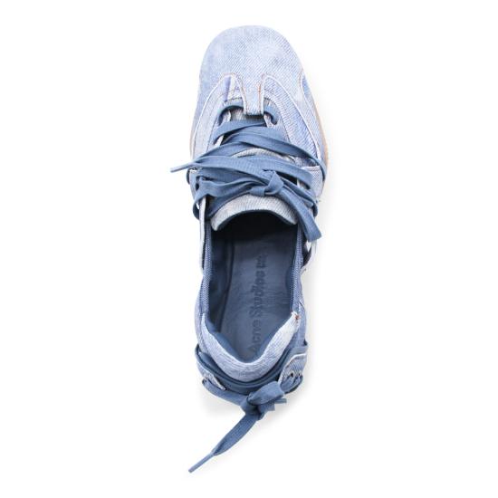 26SS 아크네 스튜디오 레이스업 레더 슈즈 AD0774 228 LIGHT BLUE - ACNE STUDIOS