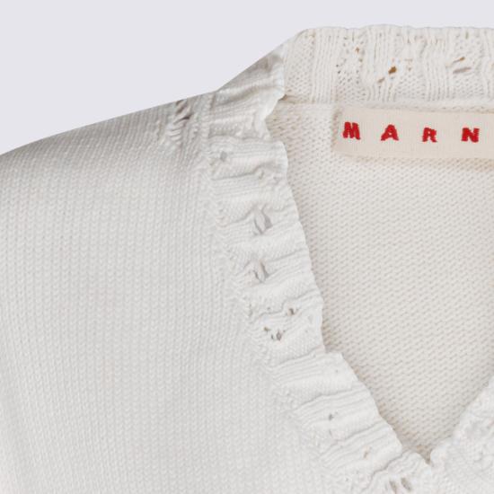 26SS 마르니 민소매 티셔츠 CVMD0088A0 UFC65200W01 LILY WHITE - MARNI