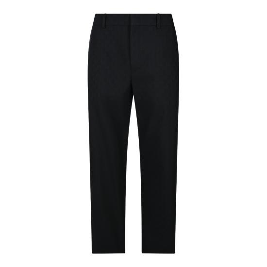 26SS 구찌 GG 울 팬츠 864053 ZAUUC1000 BLACK