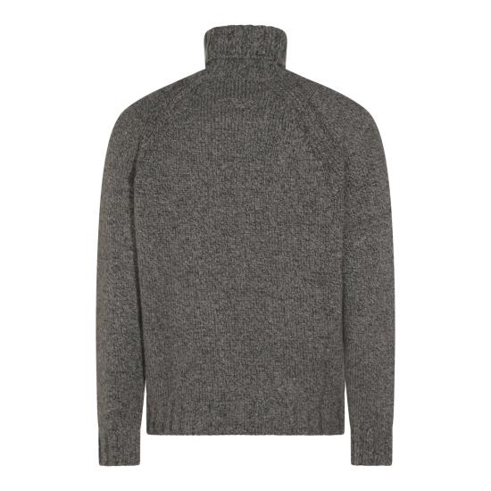 25FW 에르메네질도제냐 터틀넥 UGB30A2 320901 DARK GREY - ERMENEGILDO ZEGNA