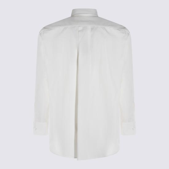 26SS MM6 메종마르지엘라 코튼 포플린 셔츠 S52DL0237 M35480101 White - MM6 MAISON MARGIELA