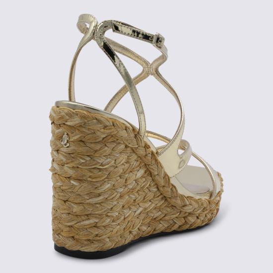 26SS 지미추 샌들 AYLA110 CUHOO0022 Gold - JIMMY CHOO