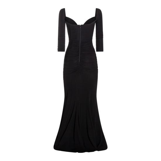 26SS 엘리자베타프랜치 롱 원피스 ABR1061E2 110 NERO - ELISABETTA FRANCHI