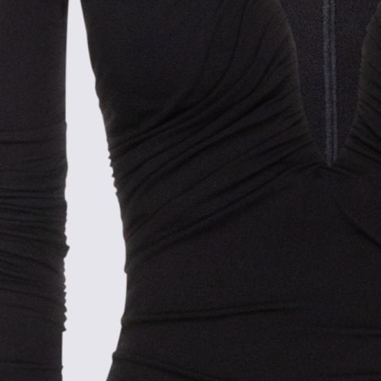 26SS 엘리자베타프랜치 롱 원피스 ABR1061E2 110 NERO - ELISABETTA FRANCHI