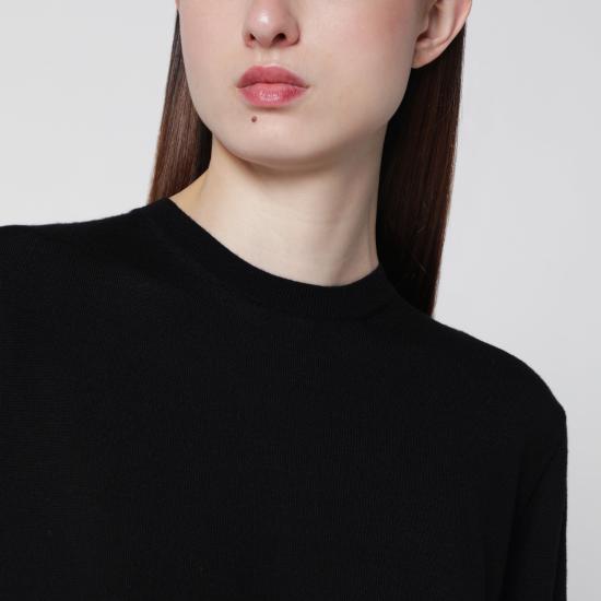 26FW 토템 긴팔 티셔츠 252 WRT0469YA0190 Black - TOTEME