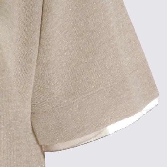 26SS 파비아나 필리피 폴로 티셔츠 MAD276F492 M1098200 Beige - FABIANA FILIPPI