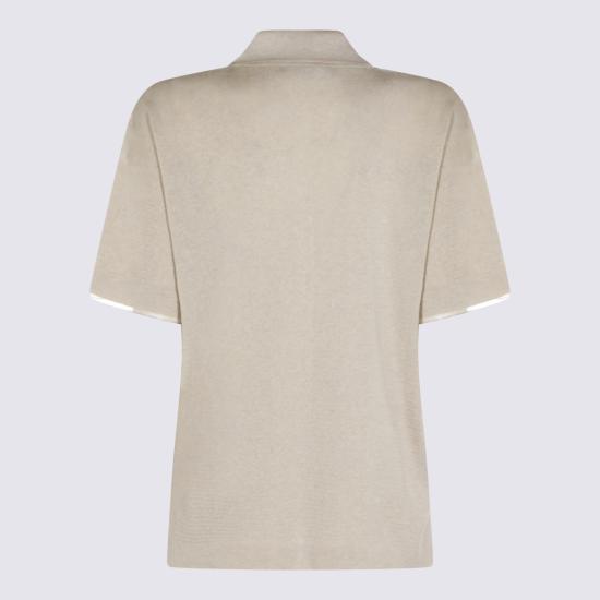 26SS 파비아나 필리피 폴로 티셔츠 MAD276F492 M1098200 Beige - FABIANA FILIPPI