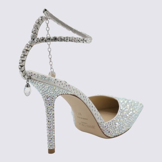 26SS 지미추 힐/펌프스 SAEDA100 BAM000784 IVORY CRYSTAL - JIMMY CHOO