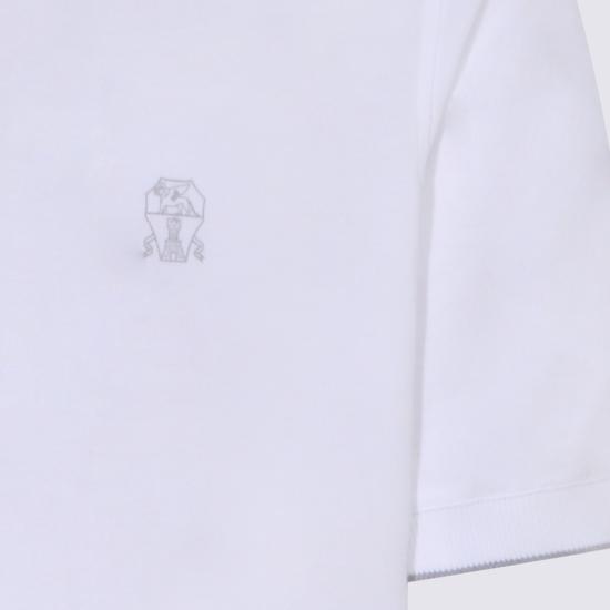 26SS 브루넬로 쿠치넬리 피케 폴로 셔츠 ME8548788 CK640 White - BRUNELLO CUCINELLI