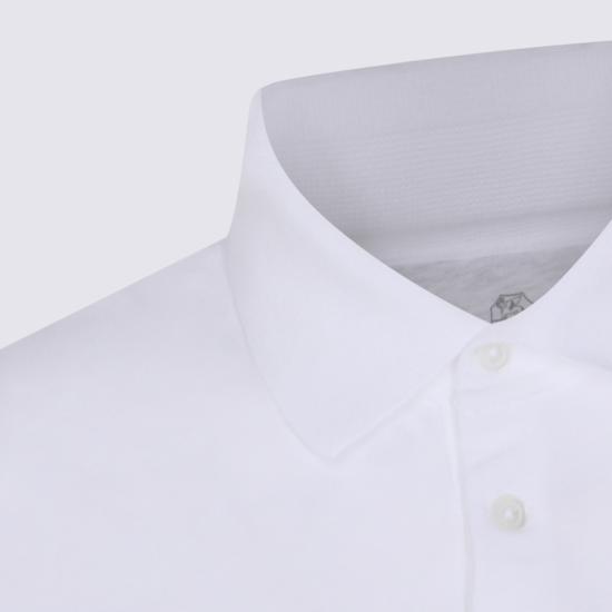26SS 브루넬로 쿠치넬리 피케 폴로 셔츠 ME8548788 CK640 White - BRUNELLO CUCINELLI