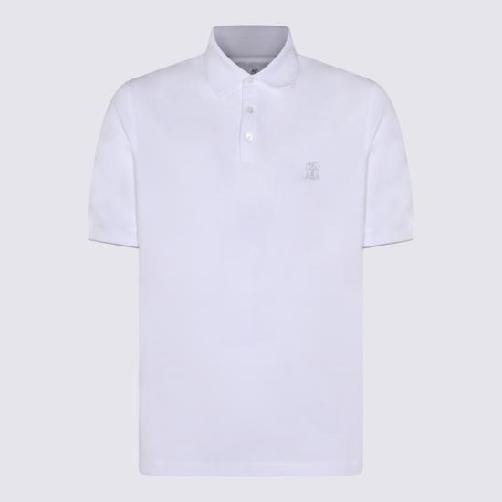 26SS 브루넬로 쿠치넬리 피케 폴로 셔츠 ME8548788 CK640 White