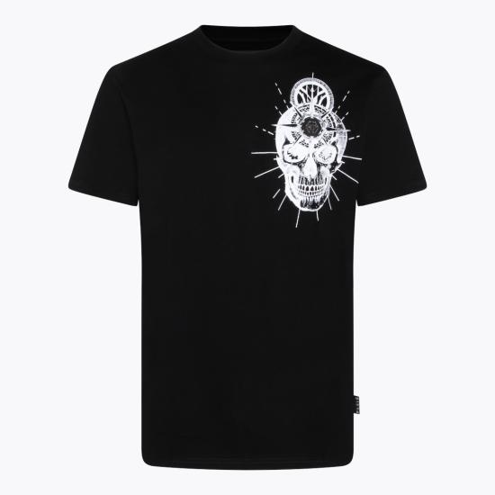 26SS 필립 플레인 반팔 티셔츠 SAFCMTK8857 PJY002N02 Black