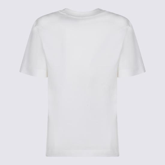 26SS 버버리 로고 코튼 티셔츠 8118978 B7078 CHALK - BURBERRY