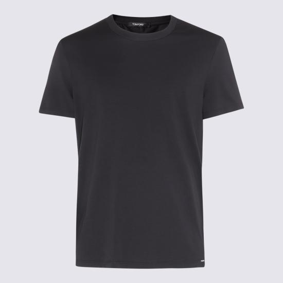 26SS 톰포드 반팔 티셔츠 T4M08 1410002 BLACK - TOMFORD