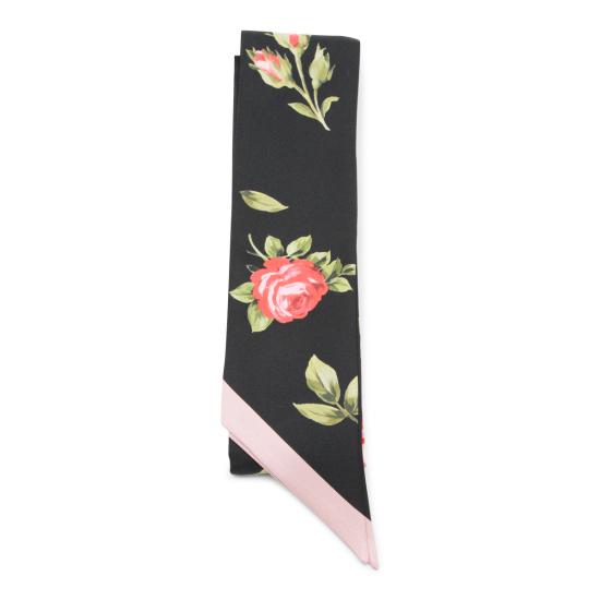 26SS 돌체앤가바나 로즈 부케 프린트 실크 트윌 방도 FS215A GDDPMHF5ZN ROSE F DO ROSA