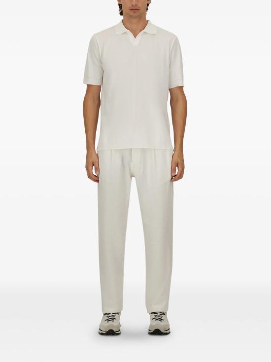 26SS 에르노 폴로 티셔츠 JV000004U52059 1000 BIANCO - HERNO