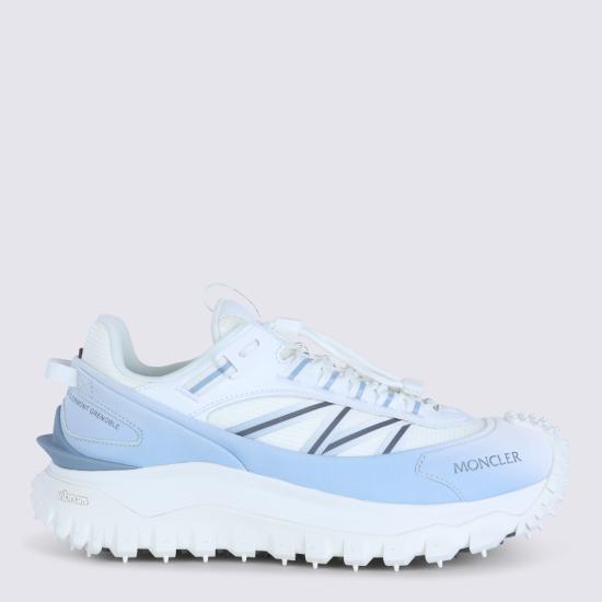 26SS 몽클레어 스니커즈 L109A4M00280 M8443700 WHITE LIGHT BLUE - MONCLER