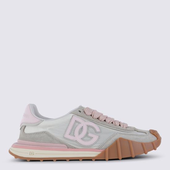 26SS 돌체앤가바나 DG 애슬레틱 패브릭 스니커즈 CK2384 AZ6818S160 AVORIO ROSA
