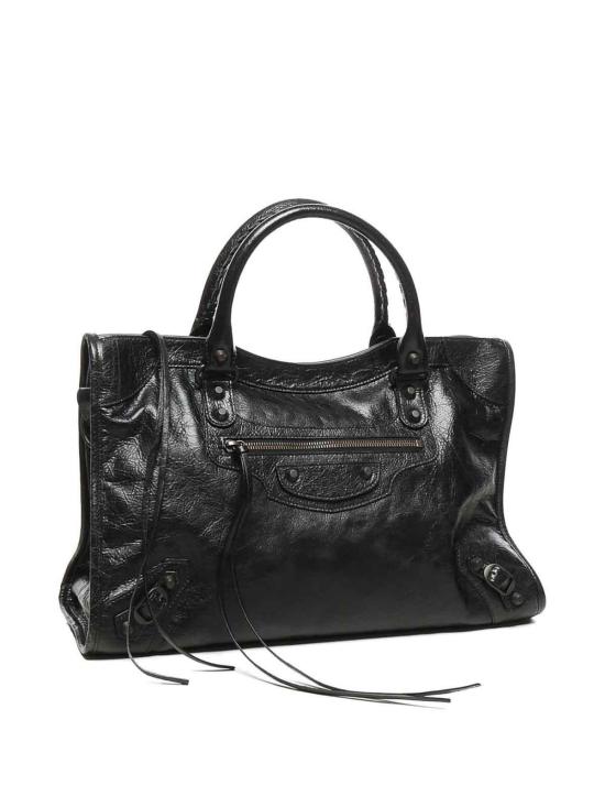 26SS 발렌시아가 르 시티 백 8657602ACFH1000 Black - BALENCIAGA