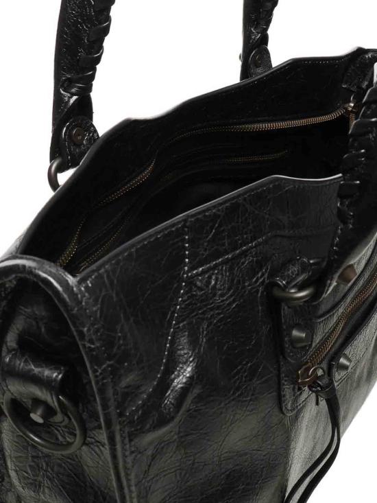 26SS 발렌시아가 르 시티 백 8657602ACFH1000 Black - BALENCIAGA