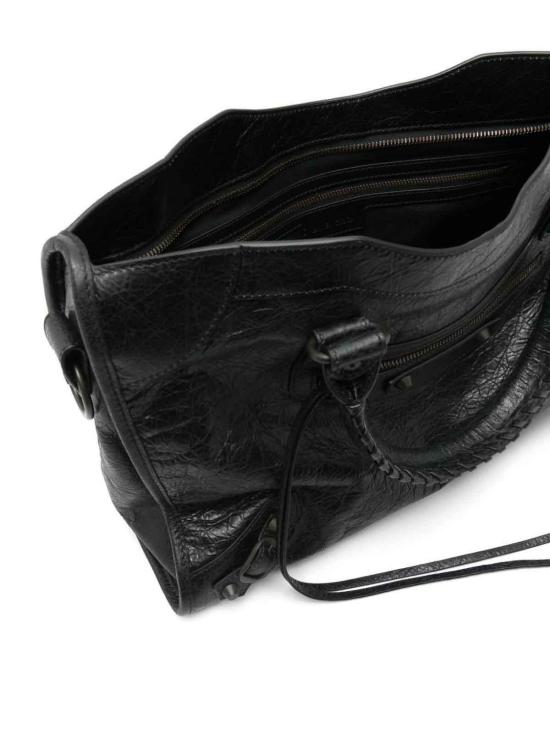 26SS 발렌시아가 르 시티 백 8657602ACFH1000 Black - BALENCIAGA