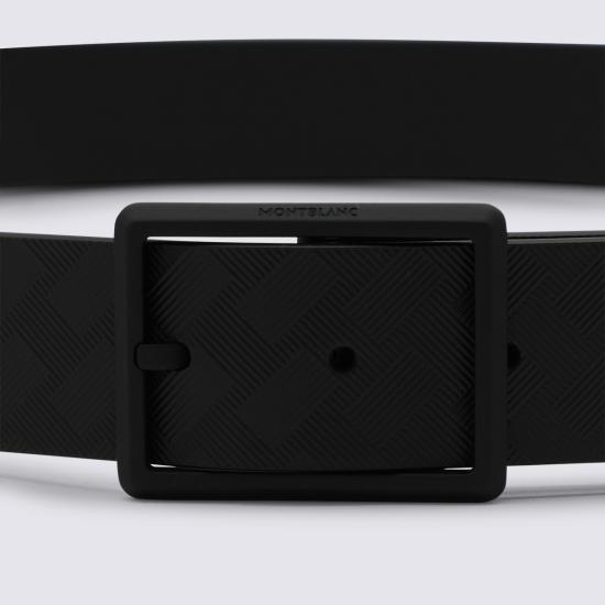 26SS 몽블랑 가죽 벨트 222197 BLACK Light Grey - MONTBLANC