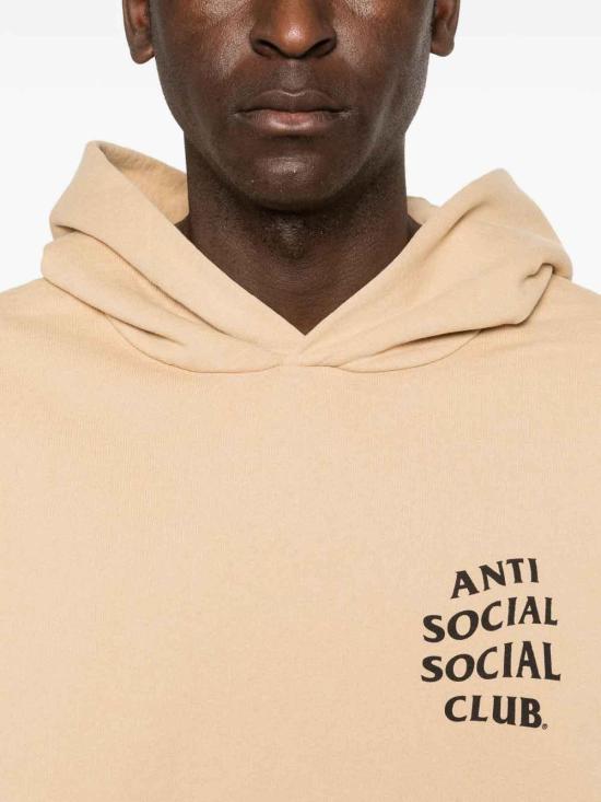 25FW 안티소셜소셜클럽 후드 티셔츠 ASSC070012TAN Beige - ANTI SOCIAL SOCIAL CLUB