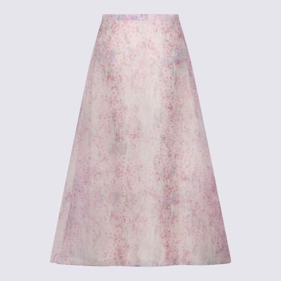 26SS 알베르타 페레티 롱 스커트 261U0107 16491240 Viola - ALBERTA FERRETTI