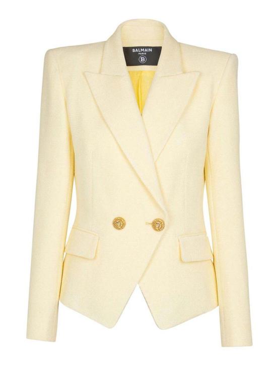 26SS 발망 수트 자켓 GF1SI650VI581GD Light Yellow