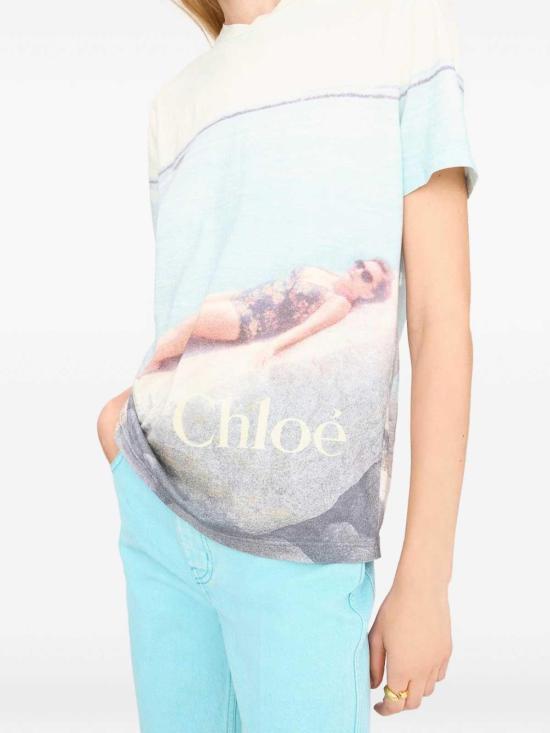 26SS 끌로에 반팔 티셔츠 CH26UJH11288107 Multicolour - CHLOE