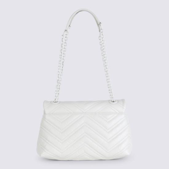 26SS 구찌 GG 마몽 스몰 숄더백 855371 AAFS19540 White - GUCCI