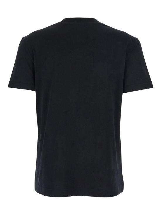 26SS 돌체앤가바나 DG 자수 & 라인스톤 저지 티셔츠 F8V42ZGDDL7N0000 Black - DOLCE & GABBANA