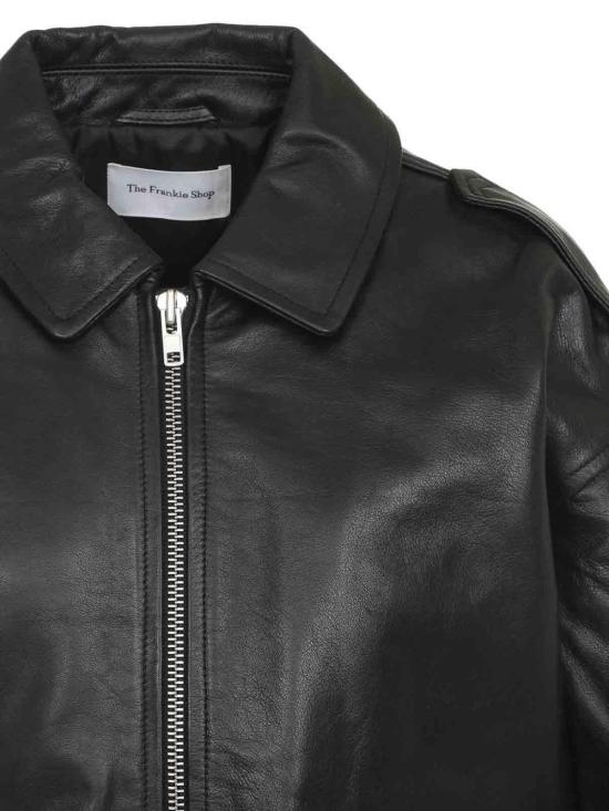 26SS 더프랭키샵 가죽 자켓 JAFS043971000BLACK Black - THE FRANKIE SHOP