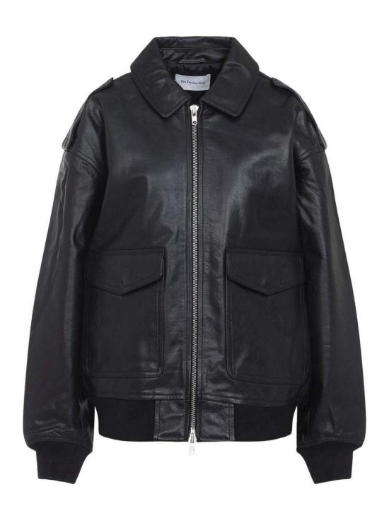 26SS 더프랭키샵 가죽 자켓 JAFS043971000BLACK Black