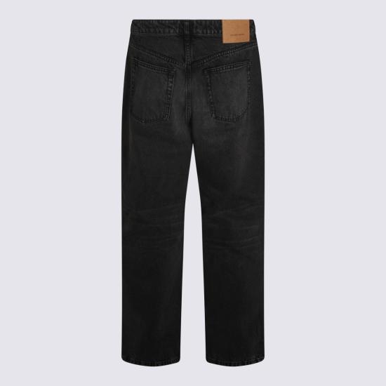 26SS 아미 코튼 라지 핏 진 HTR450 DE0124031 BLACK USED - AMI