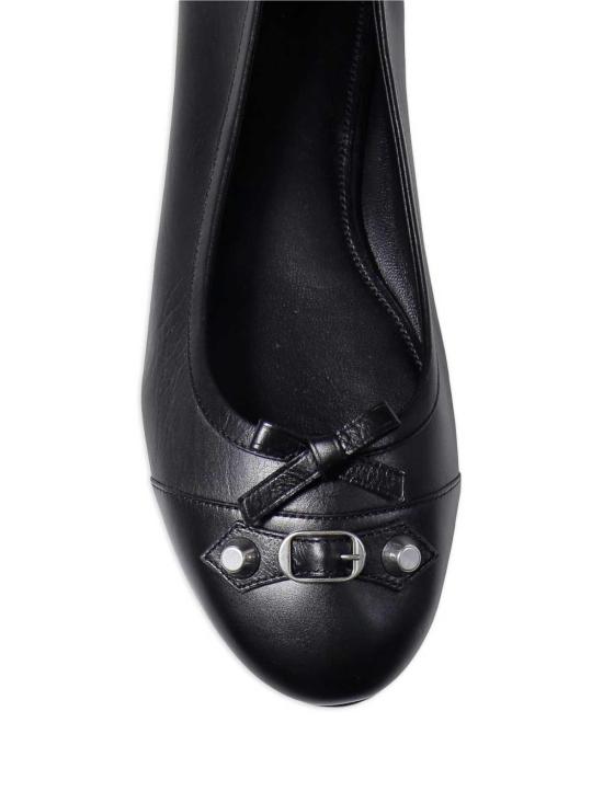 26SS 발렌시아가 플랫 슈즈 854369WBDH51081 Black - BALENCIAGA
