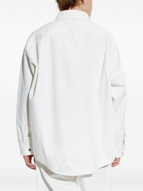 26SS 발망 긴팔 셔츠 GH1HC150DG140FC White - BALMAIN